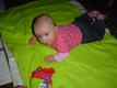 Aan het trainen met mama